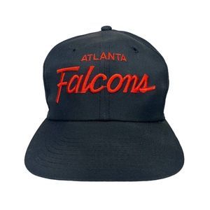 Vintage Atlanta Falcons Hat Sports Specialties The Twill Snap Back Single Script
